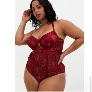 Torrid cut out caged back bodysuit